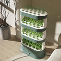 64-Plant Vertical Gardening System Kit Indoor Hydroponics Tower Garden Growing System Smart Plant Germination Kit for Leafy Vegetables