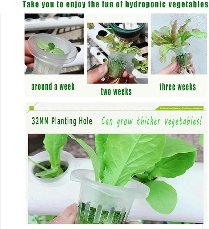 Hydroponics System Indoor Herb Garden Starter Kit Large Outdoor 108 Pot Hydroponics Growing Tower Herb Garden Planter Indoor Gift 0823