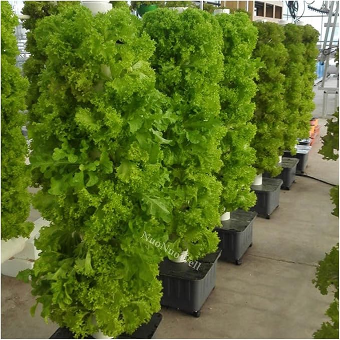 Hydroponic Tower Growing sytem DIY Balcony Hydroponic Growing System Detachable PP Colonization Cups Home Garden Farm Greenhouse Vertical Tower Planters Easy to Install a