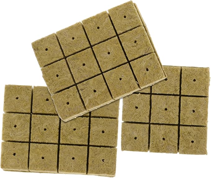 POPETPOP 3sets Hydroponics Germination Nutrient Cubes for Soilless Plant Growth Water Retaining Rock Blocks for Vegetables and Flowers Clean and Planting Supplies