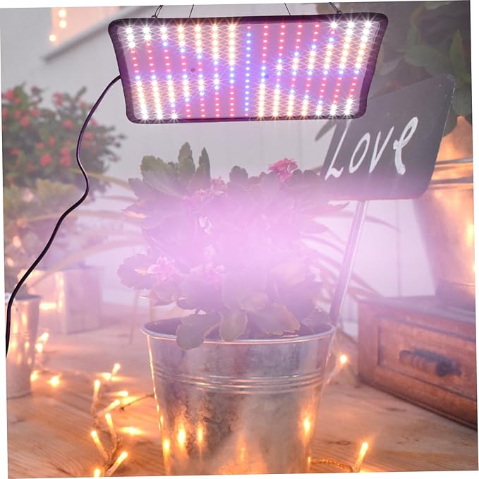 Hanging Led Plant Grow Light with Color Modes Dimmable Brightness and Durable Design for Indoor Plants Compatible with Us Plug