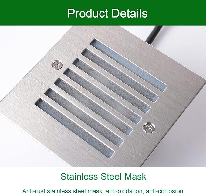 LED Landscape Recessed Spot Light - AC220V Underground LED Spotlight Outdoor Recessed Step Light IP65 Outdoor Recessed Spot Lights Ground LED Landscape Lights(Red1w)