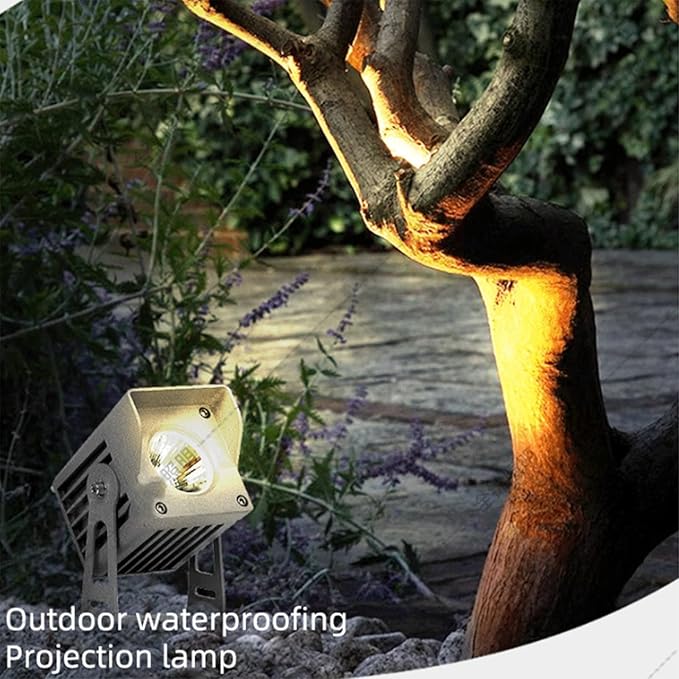 Beam Spot Lights - LED Spotlight AC220V COB Tree Lighting IP65 Outdoor Waterproof Landscape Floodlights Garden Villa Courtyard Lawn Lighting(White Light10W(220V))