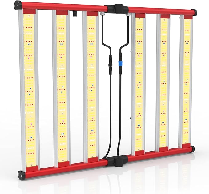 AGLEX 330W Led Grow Lights Full Spectrum Grow Light with UV IR Daisy Chain Foldable &amp Dimmable Plant Bar Style Grow Light for Indoor Growing Commercial Hydroponic Growing Lamp 3x4 FT Core Covera
