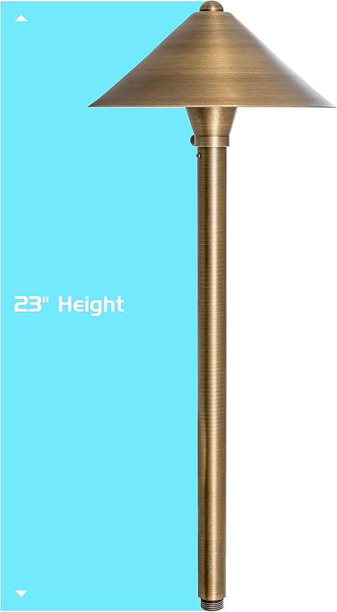 Westgate Lighting LED Landscape Lighting- Built-in Integrated LED Outdoor Light - Landscape Lighting- Integrated SMD LED Tower Clear Glass Lens (1 7-7/8 Diameter of Shade)