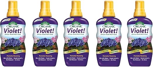 Espoma (VIPF8) Organic Violet Plant Food 8 oz - 5 Pack