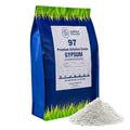 Supply Solutions Premium 97 Solution Grade Gypsum - Fast Acting Gypsum for Soil - Organic Calcium Sulfate Dihydrate - Gypsum Powder for Root Growth Lawns Mushroom Cultivation (25lbs)