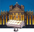 LED Flood Light - Landscape Lights Spotlight Beam Light AC 220V Outdoor Rectangle Led Spotlights Waterproof IP65 Wall Washer Light for Patio Garden Driveway(Green30W-220V)