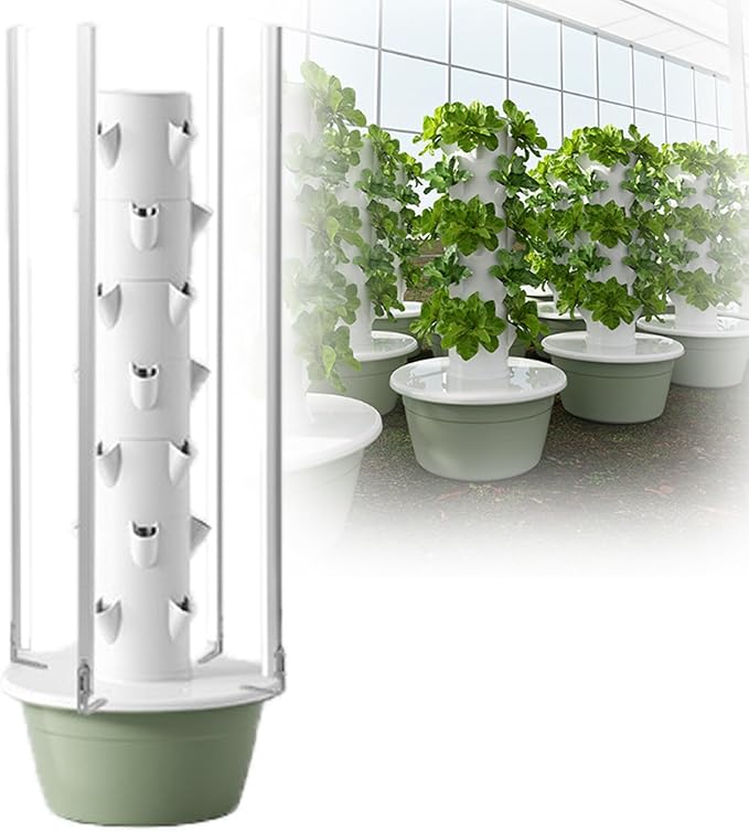 Hydroponics Growing System with Pump and Net Pots - Indoor Smart Garden 7 Layers Complete Hydroponic Growing Kit for Home and Garden