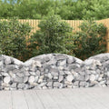 Silver Galvanized Iron Gabion Basket 59.1x11.8x23.6 Inch Rectangular Durable Metal for Outdoor Landscaping Noise Dampening Garden Clearance Deals