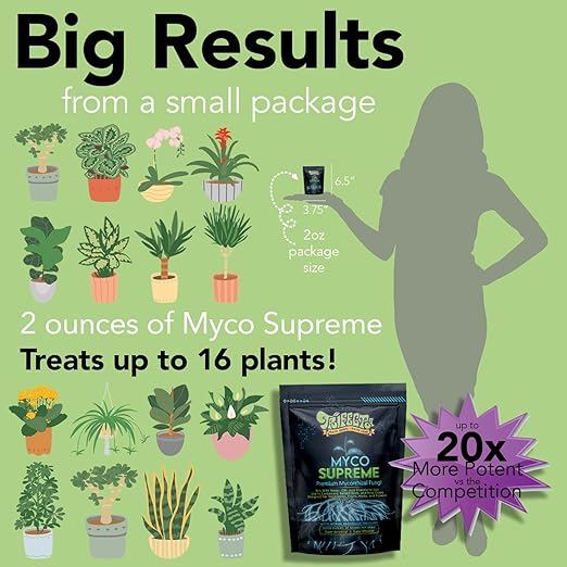 Mycorrhizal Fungi for Soil Root Stimulator for Plants Ultra Concentrated Mycorrhizae for Plants Strong Roots &amp Living Soil Trifecta Myco Supreme Plant Root Stimulator for Tree Rose and Flower