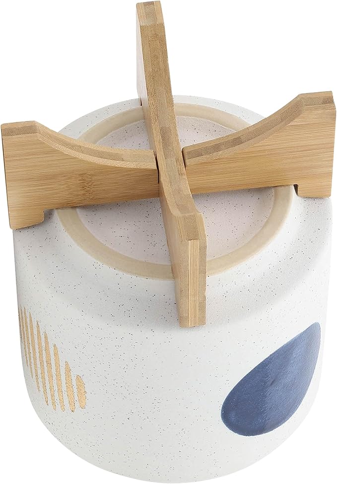 S2 58 Funky Planter W Stand White