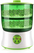 Intelligent Automatic Bean Sprouts MakerSeed Sprouter Kits LED Display Time Intelligent Automatic Bean Sprouts Maker 2 Layers Function L