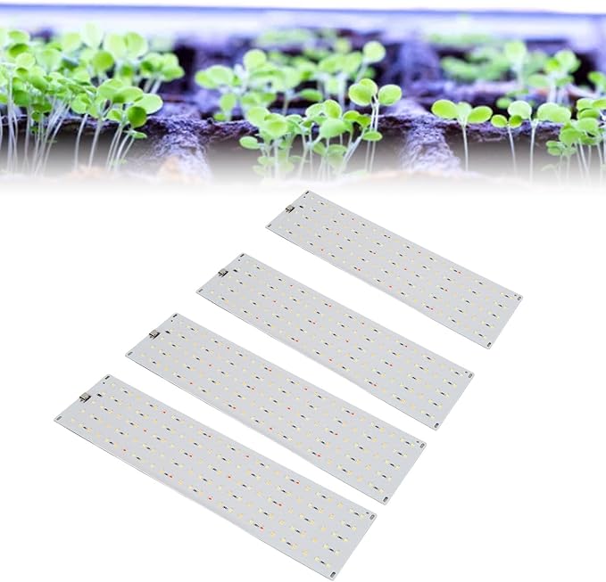 Plant Grow Light 35W 4 Dimmable Levels Ultra Thin Panel Grow Lamp with 3H 9H 12H Timer 540LEDs Full Spectrum Grow Lights for Indoor Plant Stands Under Cabinets (US Plug)