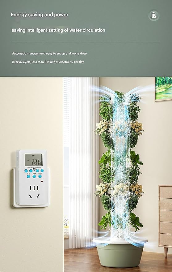 Vertical Hydroponics Growing System Kit Tower 20/28/36-Plant Indoor Tower with Pump System Hydroponic Germination Kit for Gardening Lover