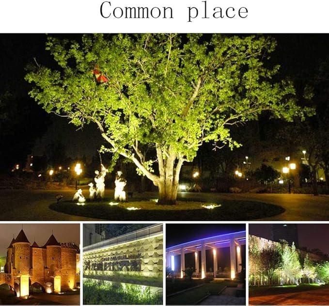 Creative 5W LED Outdoor Landscape Garden Bullet Flood Lights Path Walkway Lawn Spotlights Waterproof Inground Lights Decoration