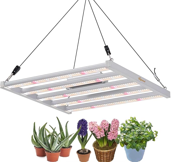200Watt LED Grow Light 5 Bars with 780pcs DiodesUV IR includedFull Spectrum Growing Lamp 100-277V Dimmable Driverfor Plant Seedling Growth Vertical Farming Veg Flower Bloom4X4ft coverage