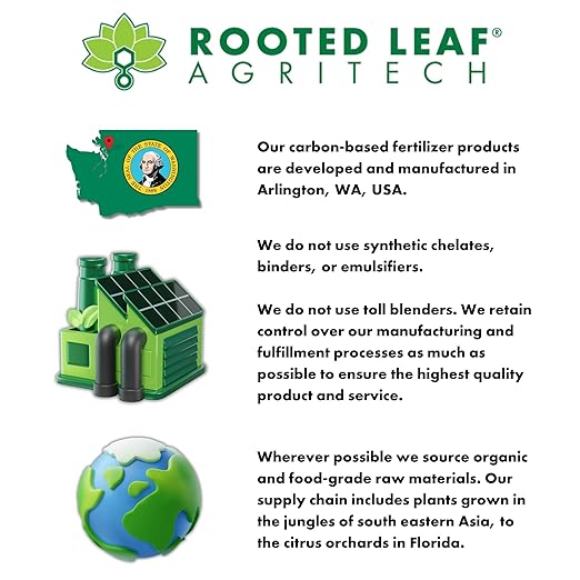 Solar Rain - Carbon Based Magnesium Foliar Spray Concentrate Nutrients That are 100% Bioavailable for Garden Vegetables Grass Cactus Lawns Potted Trees Bamboo - 5 Gallon