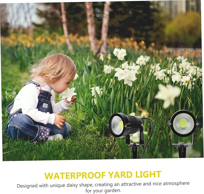 DOITOOL 10pcs Led In-ground Landscape Light Outdoor Lighting for Pathways Gardens and Patios Rated for All Weather Use