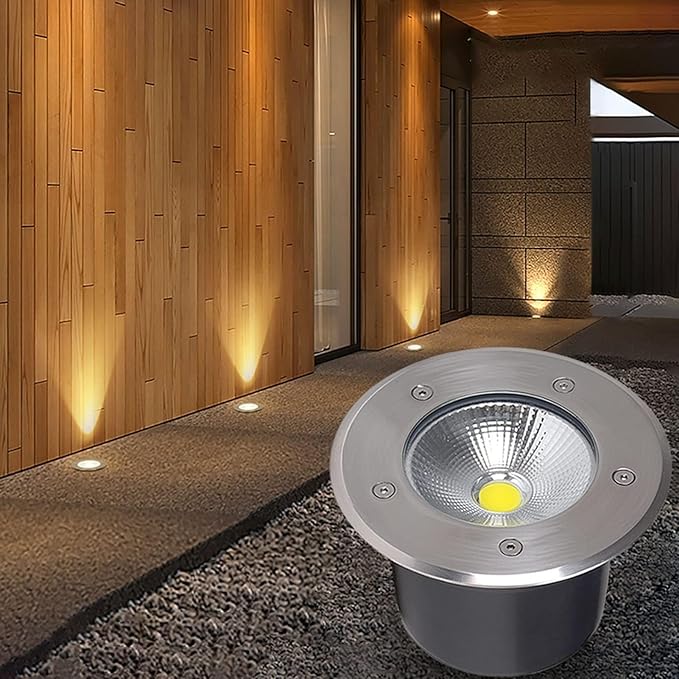 Square Ground Landscape Light - Outdoor Underground Light LED Outdoor Spotlight Waterproof IP66 Landscape Lights AC85-110V Recessed Outdoor Underground Light For Terrace Pathway Lawn (Purple