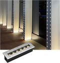 Recessed Outdoor Spotlights - Ground LED Landscape Lights 220V LED Buried Lights IP67 Waterproof Ground Spotlight for Outdoors Terraces Gardens Lighting(White12W(500mm))