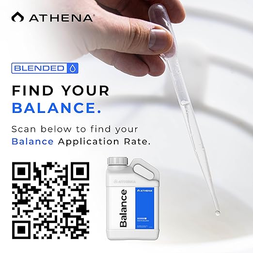 Athena Blended Balance | Liquid pH Buffer &amp Stabilizer for RO Water | Formula for Hydroponics | Sediment-Free Dosatron Compatible | 1 Gallon
