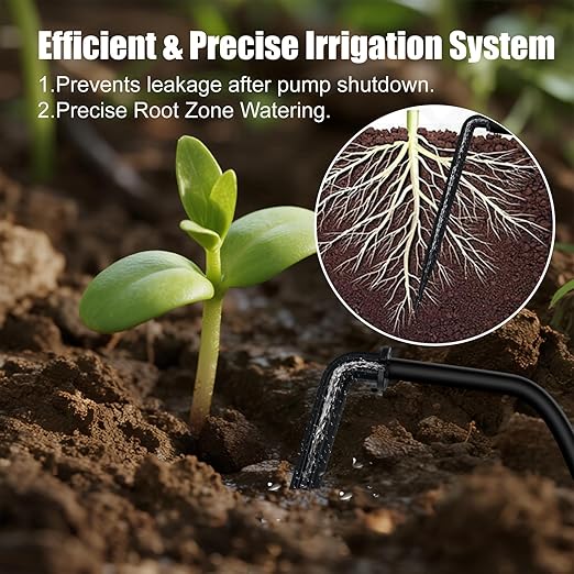 Solar Automatic Drip Irrigation Kit Smart Timer Watering System for 10 Potted Plants Plant Waterer for Balcony Garden Greenhouse Window Sill Indoor Outdoor Use