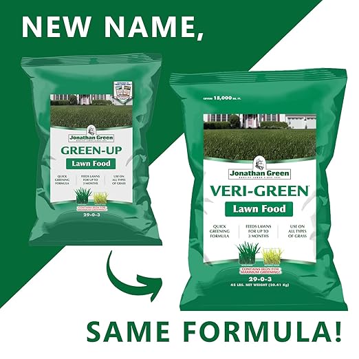 Jonathan Green (16004) Veri-Green Lawn Food - 29-0-3 Grass Fertilizer (5000 Sq. Ft.)