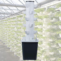 Hydroponic Growing System Kit Hydroponic Garden Tower with Pump System 5/6 Layers Indoor Vertical Hydroponic Garden Tower for Herbs Fruits and Vegetables(Size:6 Layers 30 Holes)