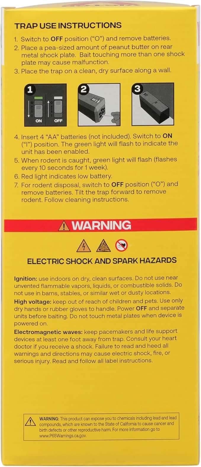 Victor Indoor Electronic Rat Trap Humane Electric Rat Traps Indoor for Home No Touch No See Traps - M241B - Quickly and Humanely Kill Rats Indoors - 1 Pack