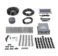 AEO Solar-Powered Automatic Watering Drip Irrigation System 50 Drippers 155 ft for Balcony Greenhouse Raised Garden Bed