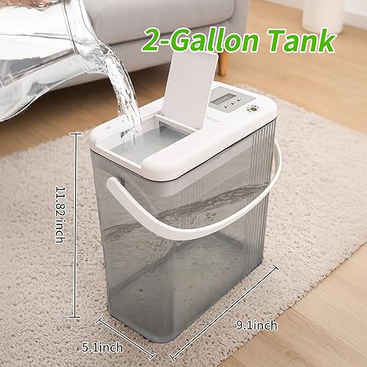 Indoor Drip Irrigation System with 2-Gallon Water Tank Touch Night Light &amp Programmable Timer-Self-Watering Kit for 10 Potted Plants