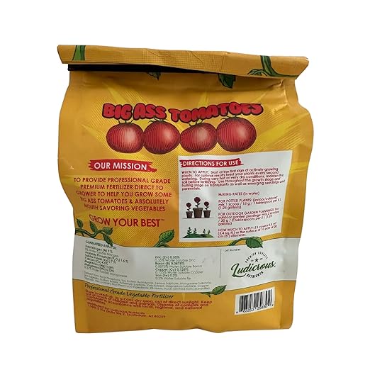 Fertilizer for Tomatoes – Large Size 3 lb Premium Organic Plant Fertilizers with Kelp – Indoor Outdoor Nutrients for Vegetables Fruits