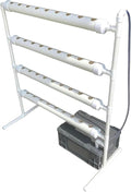 AMNOOL Hydroponics Growing System Hydroponic Grow Kit 36 Holes Pipe Grow Kit Indoor Greenhouse Planting Box Gardening System Nursery Pot Hydroponic Rack Hydroponic Tower**1
