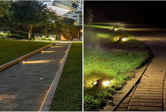 Buried Light Led Outdoor Spotlight IP67 Waterproof Side Luminous Courtyard Passage Lawn Path Ground Light