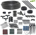 Drip Irrigation and Microsprinkler Kit for Landscapes - Kit Size : Premium