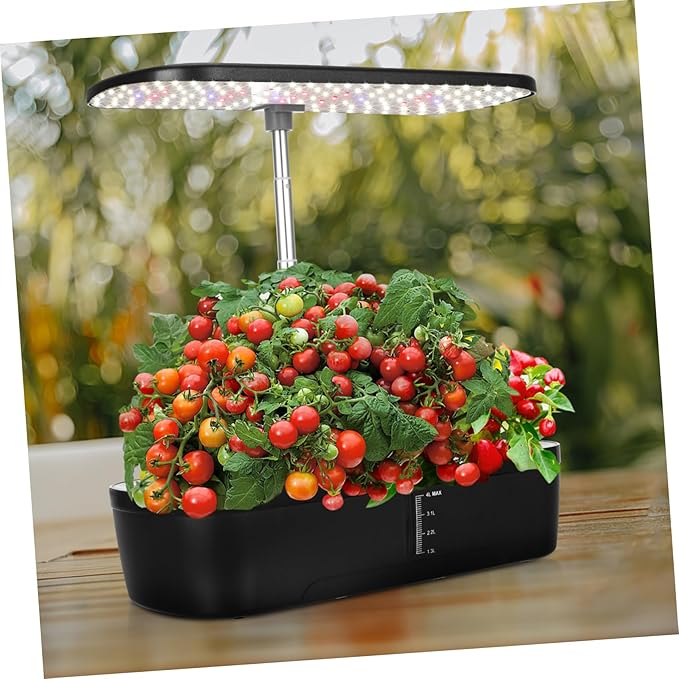 1set Intelligent Hydroponic Plant Growing Kit Led Light Indoor Gardening System for Efficient Vegetable Cultivation Spaces Grow Kits for Home Use