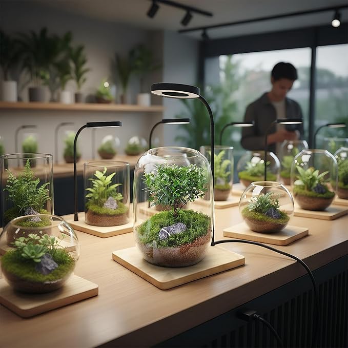 LED Grow Light - USB Powered Full Spectrum Aquarium Lamp LED Energy Efficient Plant Growing Lamp | Home Study Office Desk for Home Study Office Desk