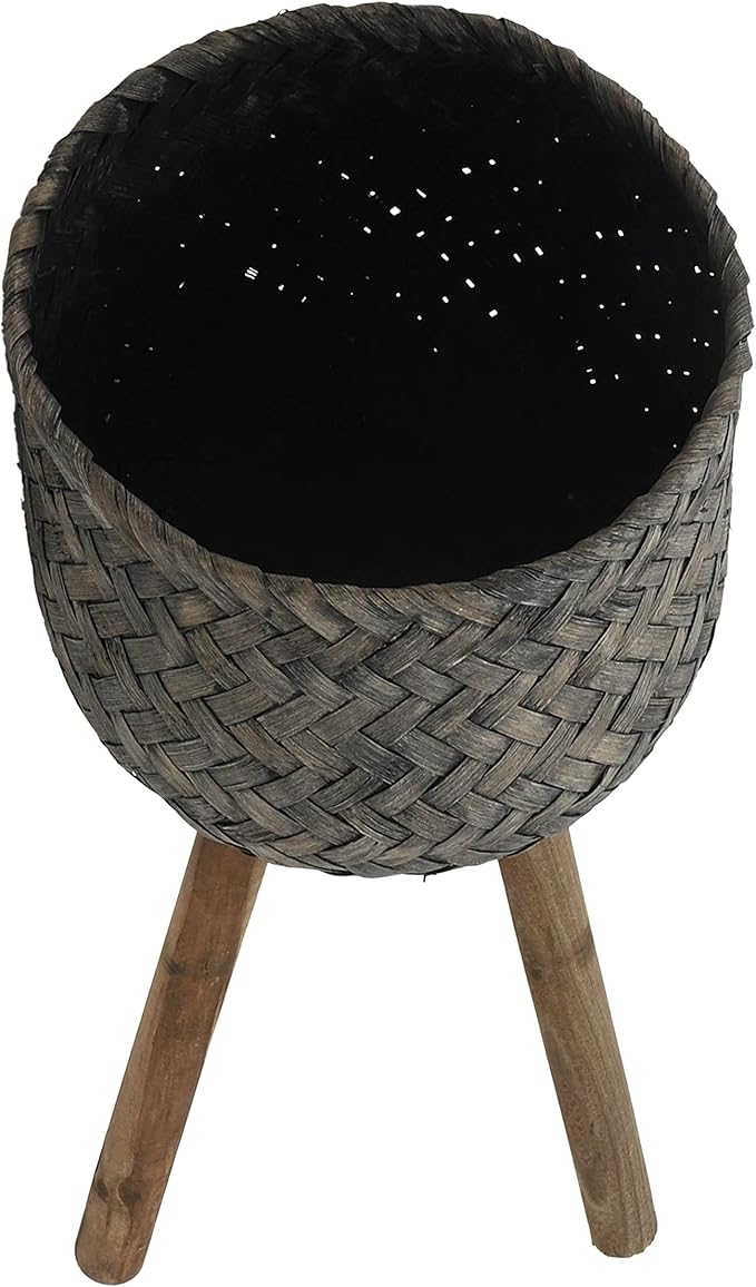 S/2 Bamboo PLANTERS ON Stands