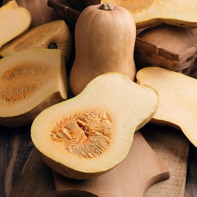 Eden Brothers Squash (Winter) Seeds - Honeynut Non-GMO Seeds for Planting 1 oz | Low-Maintenance Vegetable Seeds Plant During Warm Season Zones 10 3 4 5 6 7 8 9