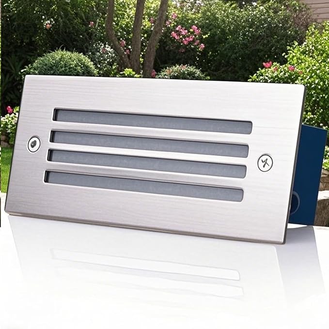 Recessed Outdoor Staircase Spotlights - 220V Recessed Step Corner Lamp IP65 Waterproof LED Floodlight Garden Courtyard Underground Lights(White5w)