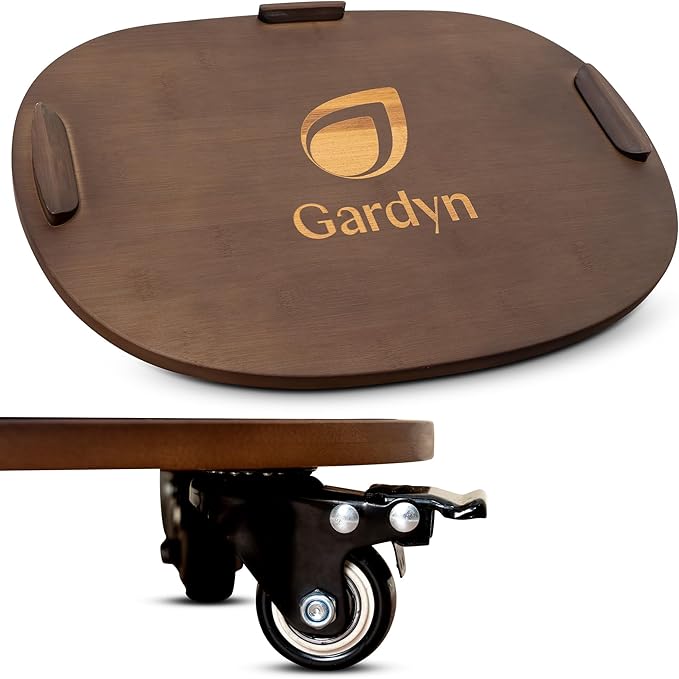 Gardyn Studio Dolly (a Rolling Cart Designed to Make Your Hydroponics Growing System Kit &amp Indoor Garden Tower Mobile) Easily Move Your Throughout Your Home While Protecting Your Floors