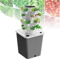 Aeroponics Growing Kit for Herbs Fruits &amp Vegetables - Hydroponic Tower System with 30 Holes Net Pots and Timer for Efficient Indoor Gardening