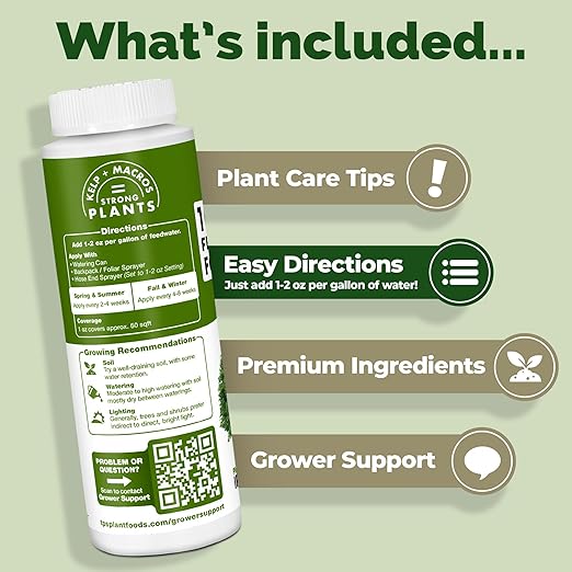 Liquid 10-10-10 Fertilizer for Trees and Shrubs – Balanced NPK Plus Iron and Micros for Stronger Growth and Healthy Roots 1 Gallon