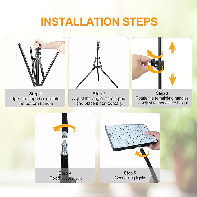 2026 Grow Light on Stand for Indoor Tall Plants Bonsai Tree Bright Natural Sunlight Full Spectrum 4/8/12/16/20H Timer 25 Watt Power Draw NO Need Adapter 24-64 Height Adjustable
