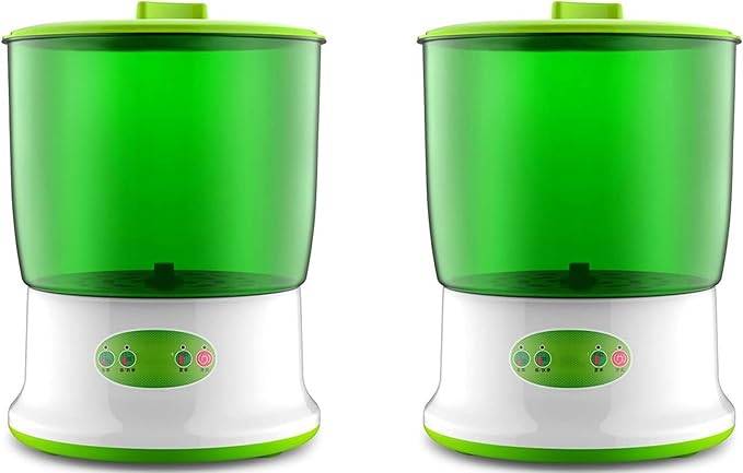 2PCS Bean Sprouts Machine Multi-Function Four-Season Intelligent Control Seed Germination kit U.S. regulations-1