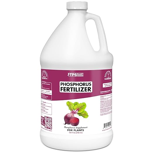 Phosphorus Fertilizer – Liquid Bloom Booster for Strong Roots Bigger Blooms &amp Flower Development 1 Gallon