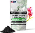 BuildASoil Pre-Charged Biochar Organic Soil Amendment for Plants No-Till Friendly 2–5% Mix Rate Clay Soil Conditioner with Organic Perlite &amp Horticultural Charcoal Blend 2 Gallon/2.5 lb