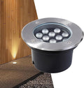 LED Underground Light - 24V Low Voltage IP65 Waterproof Garden Lights for Pathway and Landscape Lighting (9W/24W White Light)