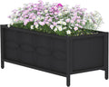 Zhongma Sturdy Raised Garden Bed with Inner Fabric Liners for Vegetables Flower Planter Box for Backyard Patio Balcony. Inner Size: 33.85x14.17x11 inch